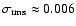 $\sigma_{\rm rms} \approx 0.006$