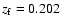$z_{\rm f}=0.202$