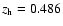 $z_{\rm h}=0.486$