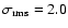 $\sigma_{\rm rms}= 2.0$