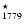 $^{\star}_{1779}$