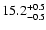 $\rm 15.2^{+0.5}_{-0.5}$