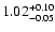 $\rm 1.02^{+0.10}_{-0.05}$