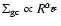 ${\Sigma}_{\rm gc} \propto R^{{\alpha}_{\rm gc}}$