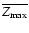 $\overline{Z_{\rm max}}$