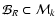 ${\cal B}_R \subset {\cal M}_k$