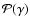 ${\cal P}(\gamma)$