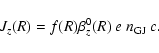\begin{displaymath}J_z (R) = f(R)\beta^0_z(R)~e~n_{\rm GJ}~c.
\end{displaymath}
