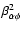 $\beta_{\alpha \phi}^2$
