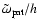 $\tilde{\omega}_{\rm pat}/h$