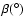 $\beta (^\circ)$
