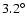 $3.2^\circ$