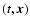 $(t, {\vec x})$