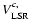 $V_{\rm LSR}^{c,}$