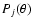$P_{j}(\theta)$