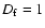 $D_{\rm f}=1$