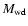 $M_{\rm wd}$