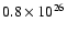 $0.8\times 10^{26}$