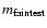 $m_{\rm faintest}$