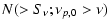 $\displaystyle N(>S_\nu; \nu_{p,0} >\nu)$