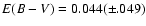 $E(B-V)=0.044({\pm}.049)$