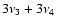$3\nu_3 + 3\nu_4$