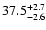 $\rm 37.5^{+2.7}_{-2.6}$