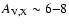 $A_{\rm V,X} \sim 6 {-} 8$