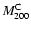 $M^{\rm {C}}_{200}$