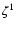 $\zeta^{1}$