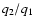 $q_{\rm 2}/q_{\rm 1}$