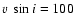 $v~\sin{i} =
100$