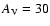 $A_{\rm V}=30$