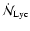 $\dot{\cal N}_{\rm {{Lyc}}}$