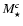 $M_{\star}^{c}$