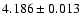 $4.186\pm0.013$