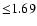${\leq} 1.69$