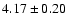 $4.17\pm0.20$
