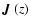 ${\mbox{\boldmath$\vec{J}$ }}(z)$
