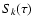 $S_k(\tau)$