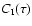 $C_{\rm I}(\tau)$