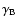 $\gamma_{\rm B}$