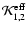 ${\cal K}_{1,2}^{\rm eff}$
