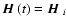 ${\mbox{\boldmath$\vec{H}$ }}(t)= {\mbox{\boldmath$\vec{H}$ }}_i$