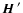 ${\mbox{\boldmath$\vec{H}$ }'}$