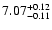 $\rm 7.07_{-0.11}^{+0.12}$