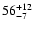 $\rm 56_{-7}^{+12}$