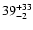 $\rm 39_{-2}^{+33}$