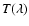 $T(\lambda)$