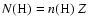 $N({\rm H})=n({\rm H})~Z$